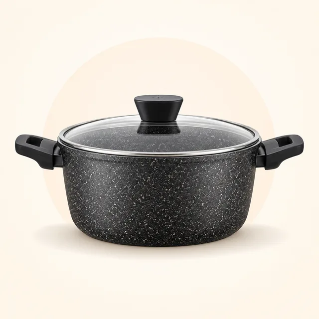 Granit Döküm Tencere 24 cm