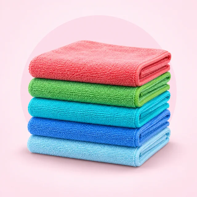 Oto Detay Temizlik Bezi 5'li Mikrofiber
